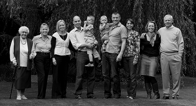 Ellen & Niels med familie